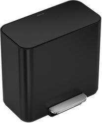 simplehuman pedálos szelektív szemetes DUAL MINI 15 L matt fekete acél CW2121 (SHCW2121)