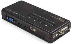 StarTech Switch KVM Startech SV411KUSB, 4x VGA, Black (SV411KUSB) - flax