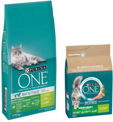 ONE 9, 75kg PURINA ONE Indoor Formula száraz macskatáp+2, 8kg száraztáp ingyen