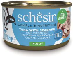 Schesir 24x85g Schesir Complete Nutrition Filet tonhal & farkassügér aszpikban nedves macskatáp - zooplus - 15 972 Ft