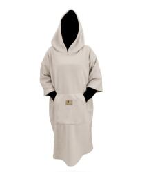 MimiNu by Kieczmerski MimiNu, Junior, prosop tip poncho, din bambus, bej, marime L/XL