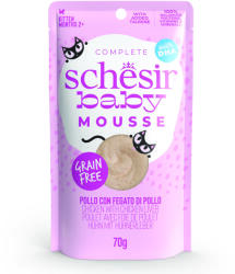 Schesir Schesir Baby Mousse gazdaságos csomag 24 x 70 g - Csirke & csirkemáj