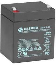 B.B. Battery AGM akkumulátor 12V 5, 5Ah High Rate AQBB12/5.5HR (AQBB12/5.5HR)
