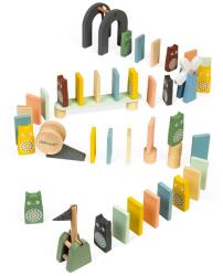 Janod Sweet Cocoon - Fa dominó játék, 100 darabos