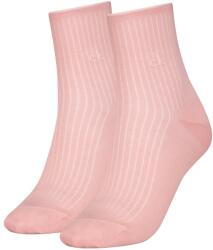 Calvin Klein CALVIN KLEIN, Rövid szárú zokni szett - 2 pár, Pasztellrózsaszín, 35-38 (701229681-003-35-38)