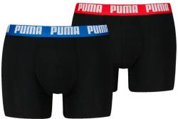 PUMA Puma, Logós derekú boxer szett - 2 db, Piros, Fekete, Kék, M (701226387-008-M)
