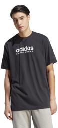 adidas Sportswear Adidas Sportswear, nyakkivágással és logónyomattal ellátott póló, fekete, XL (IC9815-XL)