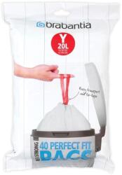 Brabantia PerfectFit zsák - 20 L (Y) - 40 db (138263) (138263)