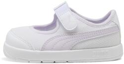 PUMA Puma, Courtflex v3 Lina pántos sneaker, Világoslila, Fehér, 25 EU (400579-01-8)