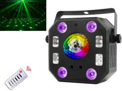 Thunder Germany MG-490 Magic Ball fényeffekt +RGBW LED, +UV, +Stroboszkóp, +Lézer, (60W) +DMX