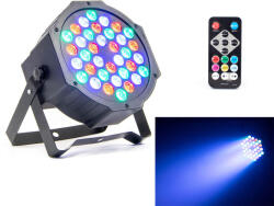 Thunder Germany FTL36R FlatPAR RGB (36x1W) DMX LED reflektor, színező + TÁVIRÁNYÍTÓ