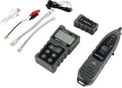 ALANTEC ALANTEC Tester kabli sieciowych z funkcjami PoE, śledzenia, pomiaru długości i testowania ciągłości z wyświetlaczem, Wszechstronny (NI057) (NI057)