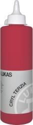 LUKAS Cryl Terzia Plastic Bottle Akril festék Cadmium Red Deep Hue 500 ml 1 db (748740500)