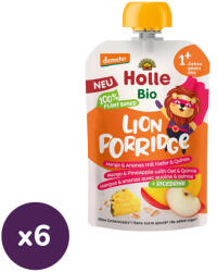 Holle Bio Lion gyümölcspürés zabkása 1 év+ (6x110 g)