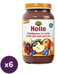 Holle Bio Junior almapüré erdei gyümölcsökkel (6x220 g)