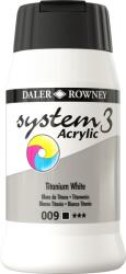 Daler-Rowney System3 Akril festék Titanium White 500 ml 1 db (129500009)