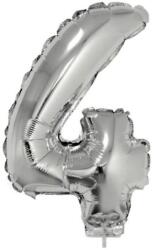 Funny Fashion Számos lufi - 4, ezüst, 42 cm Ajánlott 6-99 éves korig unisex (66228)