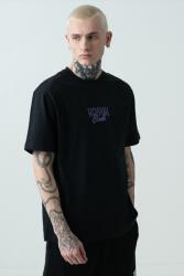 Only & Sons Only & Sons, Organikuspamut póló mintával, Fekete, Barna, Lila, 2XL (22034380-JET-BLACK-ESPRESSO-MARTINI-XXL)