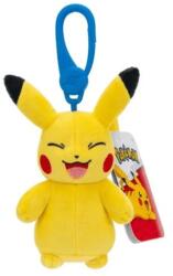 Jazwares Pokémon kulcstartós plüssfigura - Pikachu 8 cm (nevető), PKW3654