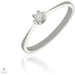 Újvilág Kollekció Fehér arany gyűrű 56-os méret - B42098