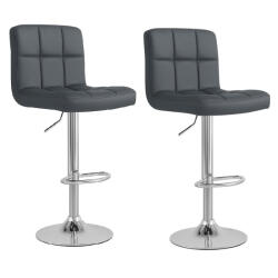 Velora Bar Line STELLA Midnight - klasszikus bárszék szett, antracit