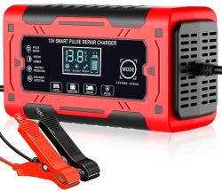  AUTO094 Autó akkumulátor töltő, 12V 6A, 4Ah-100Ah