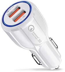 Autós gyorstöltő, 5V 3100mA (5V/9V/12V) (ML0980A)