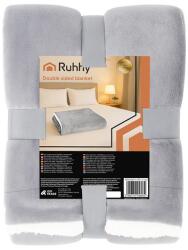  Kétoldalas Takaró, Szürke/Fehér - 150x200 cm