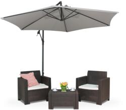 Garden Point Градински чадър Naples ∅3m Garden Point сив (GAP312)
