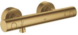 GROHE Grohtherm 100 Cosmopolitan termosztátos zuhanycsaptelep 1/2" Brushed Cool Sunrise (GR-34065GN2)