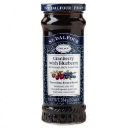 St. Dalfour lekvár - vörösáfonya, kékáfonya 284g - herbaline