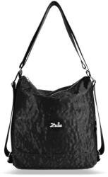 ZELLIA Női Válltáska/Hátizsáká Alakítható Zlb317 Fekete - F3Ndy - (ZLK-zlb317-03566954)