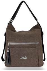 ZELLIA Női Válltáska/Hátizsáká Alakítható 23004 Barna (ZLK-23004-16829268)