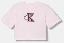 Calvin Klein gyerek pamut póló - rózsaszín 176