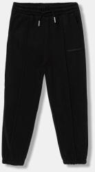 Calvin Klein gyerek pamut melegítőnadrág - fekete 164 - answear - 28 990 Ft