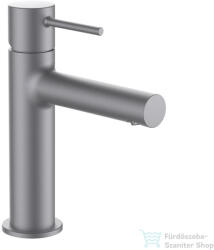 Laufen TWINPLUS SLIM egykaros mosdó csaptelep 110 mm-es kifolyócső, húzórudas lefolyószelep nélkül, PVD szálhúzott rozsdamentes acél HF505402423000 (HF505402423000)