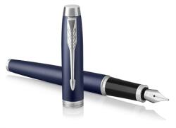 Parker IM Royal töltőtoll kék test, ezüst szinű klipsz