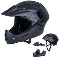 W-Tec Downhill bukósisak W-TEC Campanero US Flag, állpántos rögzítés, 17 szellőzőnyílás, levehető napellenző, kivehető belső párnázás, EN 1078 szabvány Méret: L(58-61)