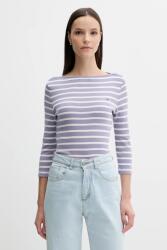 Tommy Hilfiger pamut hosszúujjú fekete, WW0WW40589 - lila L