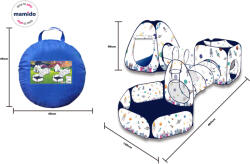 Mamido Gyermek játszósátor alagúttal és medencével Űr + hordtáska 485 cm (MT1163) - mamido