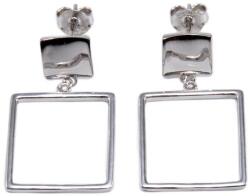 Ékszershop Kocka lógós ezüst fülbevaló (2178749)