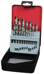 Berger csigafúró készlet HSS-G 19r. 1, 0-10, 0/0, 5 Metal-Box (144065)