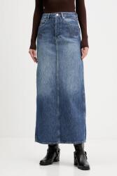 Tommy Jeans farmer szoknya sötétkék, maxi, egyenes, DW0DW21577 - sötétkék 28