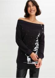 Bonprix Karácsonyi Motívummal Díszített PULÓVER__44/46