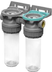 Ecosoft 2P Szürke Duplex 10" szűrőház 3/4 (FTPP2P0110/G118-34)