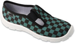 BEFADO 975Y198 fiú papucs kék kocka 36 975XY198_36 (975XY198_36)