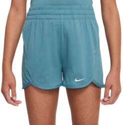 Nike Pantaloni scurți fete Nike Dri-Fit Breezy High-Waisted Training - mineral teal/white (DX4965-379)