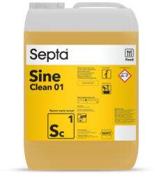 Septa Folyadék edények, üvegek és vendéglátóipari berendezések kézi mosogatásához SEPTA SINE CLEAN 01 SC1 10L