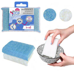 YORK 36 x Antibakteriális súrolószivacs kényes felületekre - YORK BACTERIA STOP (032050CS)