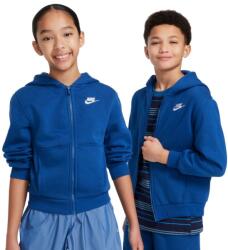 Nike Hanorace fete Nike Kids Club Fleece Full-Zip - court blue/white (FD3004-476)